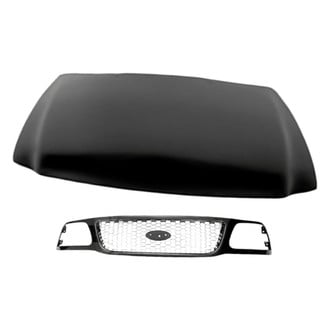 Replacement - 2-Piece (Hood Panel, Grille) (Standard Line)