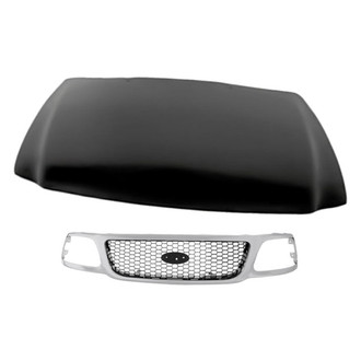 Replacement - 2-Piece (Hood Panel, Grille) (Standard Line)