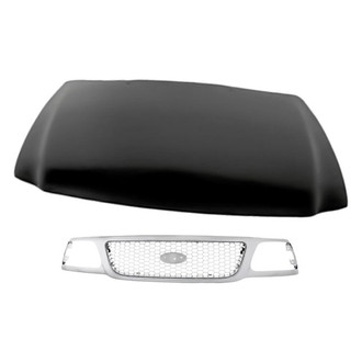 Replacement - 2-Piece (Hood Panel, Grille) (Standard Line)