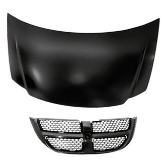 Replacement - 2-Piece (Hood Panel, Grille)
