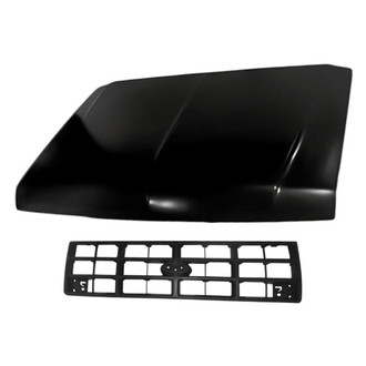 Replacement BNDL-211035 - 2-Piece (Hood Panel, Grille) (Standard Line)