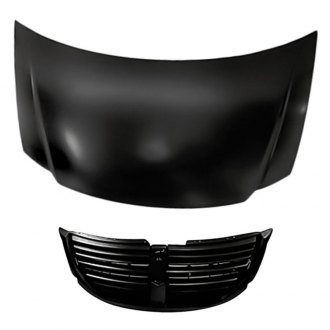 Replacement BNDL-211045 - 2-Piece (Hood Panel, Grille) (Standard Line)