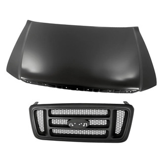 Replacement - 2-Piece (Hood Panel, Grille) (Standard Line)