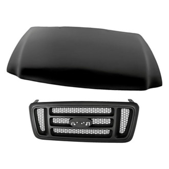 Replacement - 2-Piece (Hood Panel, Grille) (Standard Line)