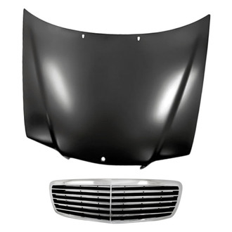Replacement - 2-Piece (Hood Panel, Grille) (Standard Line)