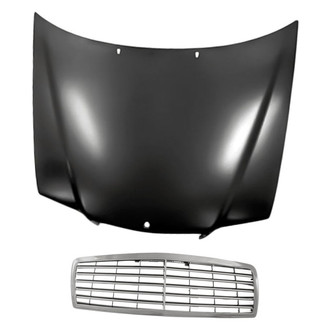 Replacement - 2-Piece (Hood Panel, Grille) (Standard Line)