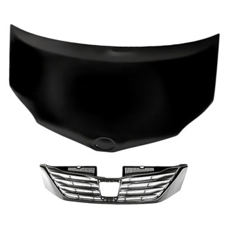 Replacement - 2-Piece (Hood Panel, Grille)
