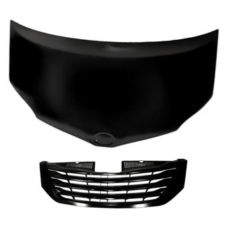 Replacement - 2-Piece (Hood Panel, Grille)