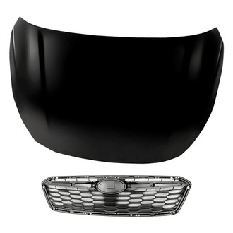 Replacement - 2-Piece (Hood Panel, Grille)
