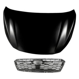 Replacement BNDL-211148 - 2-Piece (Hood Panel, Grille) (Standard Line)