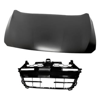 Replacement - 2-Piece (Hood Panel, Grille) (Standard Line)