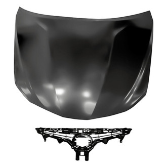 Replacement - 2-Piece (Hood Panel, Grille) (Standard Line)