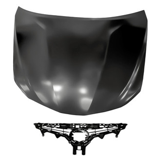 Replacement - 2-Piece (Hood Panel, Grille) (Standard Line)