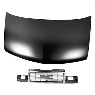 Replacement - 2-Piece (Hood Panel, Grille) (Standard Line)