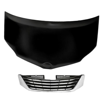 Replacement - 2-Piece (Hood Panel, Grille) (Standard Line)
