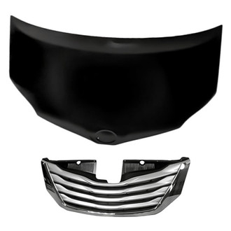 Replacement - 2-Piece (Hood Panel, Grille) (Standard Line)