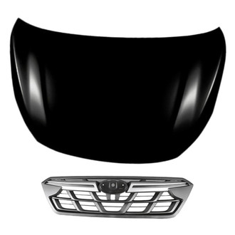 Replacement - 2-Piece (Hood Panel, Grille)