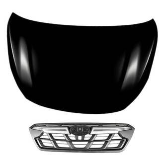 Replacement - 2-Piece (Hood Panel, Grille) (Standard Line)