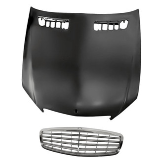 Replacement - 2-Piece (Hood Panel, Grille) (Standard Line)