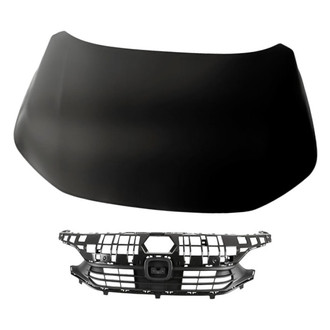 Replacement - 2-Piece (Hood Panel, Grille) (Standard Line)