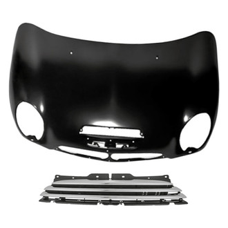 Replacement - 2-Piece (Hood Panel, Grille) (Standard Line)