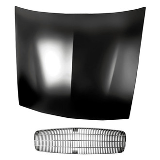 Replacement - 2-Piece (Hood Panel, Grille) (Standard Line)