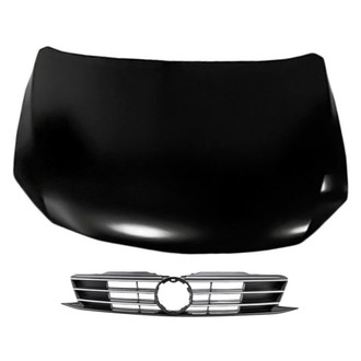 Replacement - 2-Piece (Hood Panel, Grille)