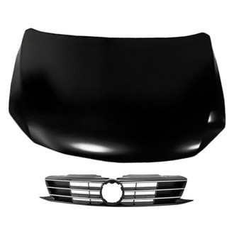 Replacement - 2-Piece (Hood Panel, Grille) (Standard Line)