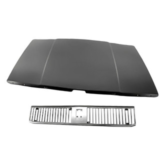 Replacement - 2-Piece (Hood Panel, Grille) (Standard Line)