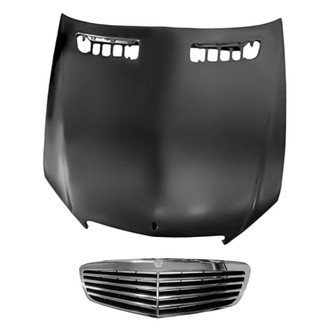 Replacement - 2-Piece (Hood Panel, Grille) (Standard Line)