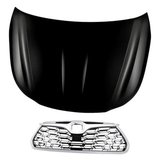 Replacement - 2-Piece (Hood Panel, Grille) (Standard Line)