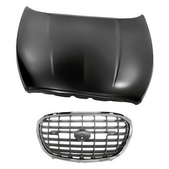 Replacement - 2-Piece (Hood Panel, Grille) (Standard Line)