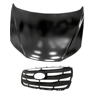Replacement - 2-Piece (Hood Panel, Grille)