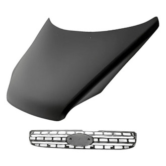 Replacement BNDL-211291 - 2-Piece (Hood Panel, Grille) (Standard Line)