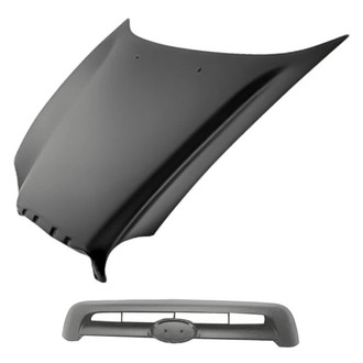 Replacement - 2-Piece (Hood Panel, Grille) (Standard Line)