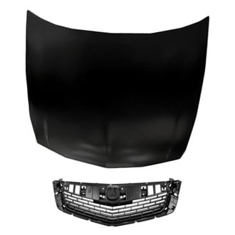 Replacement - 2-Piece (Hood Panel, Grille) (Standard Line)