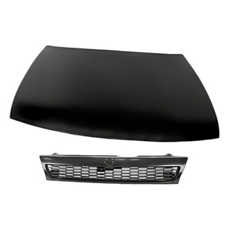 Replacement - 2-Piece (Hood Panel, Grille) (Standard Line)