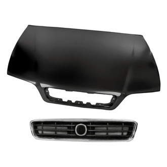 Replacement - 2-Piece (Hood Panel, Grille) (Standard Line)