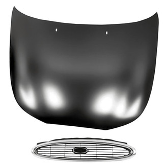 Replacement - 2-Piece (Hood Panel, Grille) (Standard Line)