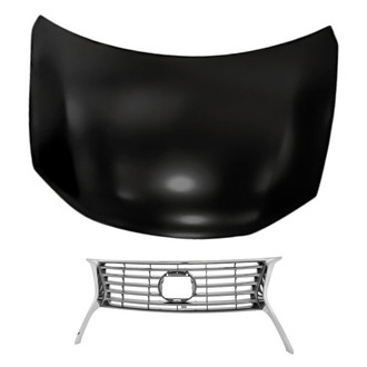 Replacement BNDL-211345 - 2-Piece (Hood Panel, Grille) (Standard Line)