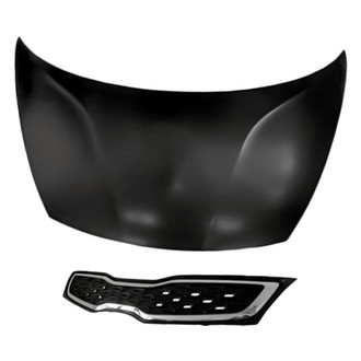 Replacement - 2-Piece (Hood Panel, Grille) (Standard Line)