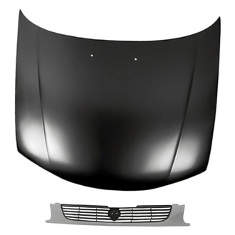Replacement - 2-Piece (Hood Panel, Grille) (Standard Line)