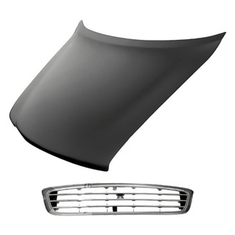 Replacement - 2-Piece (Hood Panel, Grille) (Standard Line)