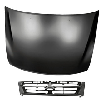 Replacement - 2-Piece (Hood Panel, Grille) (Standard Line)