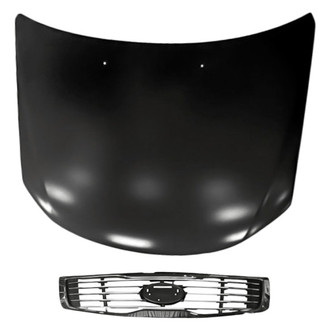 Replacement - 2-Piece (Hood Panel, Grille) (Standard Line)