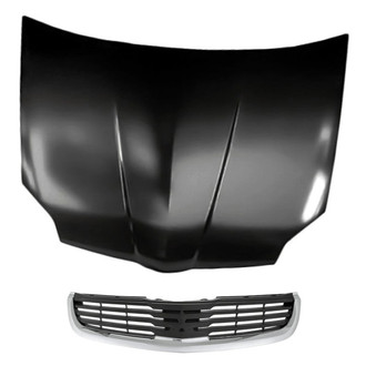 Replacement - 2-Piece (Hood Panel, Grille) (Standard Line)