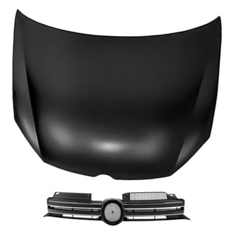 Replacement - 2-Piece (Hood Panel, Grille)