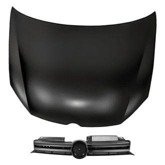 Replacement - 2-Piece (Hood Panel, Grille) (Standard Line)