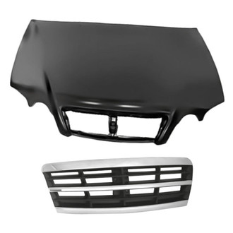 Replacement - 2-Piece (Hood Panel, Grille)