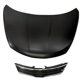 Replacement - 2-Piece (Hood Panel, Grille) (Standard Line)